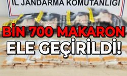 Bin 700 makaron ve 3.5 kilo tütün ele geçirildi