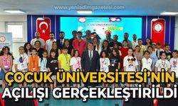 Çocuk Üniversitesi açılışı gerçekleştirildi