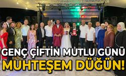 Genç çiftin mutlu günü: Muhteşem düğün