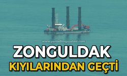 Zonguldak kıyılarında geçti