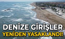 Denize girmek yasaklandı: RIP tehlikesi devam ediyor