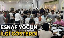 Esnaf yoğun ilgi gösterdi