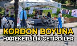 Kordon boyuna hareketlilik getirdiler