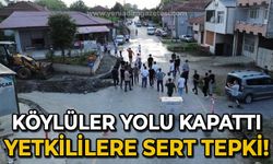 Köylüler yolu kapattı: Yetkililere sert tepki!