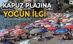 Kapuz plajına yoğun ilgi