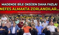 Madende bile oksijen daha fazla: Nefes almakta zorlandılar!