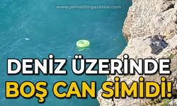 Deniz üzerinde boş can simidi!