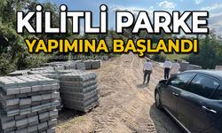 Kilitli parke  yapımına başlandı