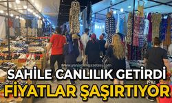 Sahile canlılık getirdi: Fiyatlar şaşırtıyor