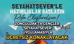Zonguldak'ta gençler "Seyahatsever" uygulamasıyla ücretsiz konaklayacak