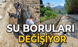 Su boruları değişiyor