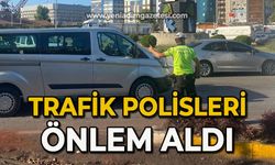 Trafik Polisleri önlem aldı