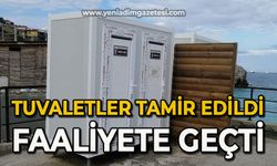 Tuvaletler tamir edildi faaliyete geçti