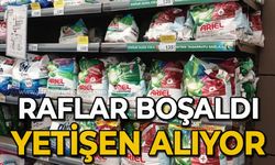 Raflar boşaldı yetişen alıyor