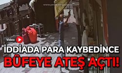 İddiada para kaybedince büfeye ateş açtı