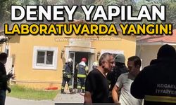 Deney yapılan laboratuvarda yangın!