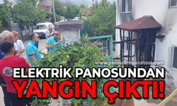 Elektrik panosundan yangın çıktı!