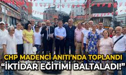 CHP Madenci Anıtı'nda toplandı: İktidar eğitim sistemini baltaladı