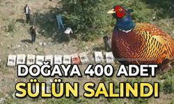 Doğaya 400 Sülün salındı