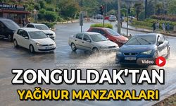 Zonguldak'tan yağmur manzaraları