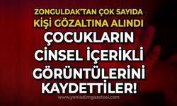 Zonguldak'ta operasyon: Çocukların cinsel içerikli görüntülerini kaydettiler