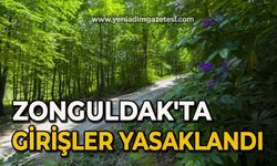 Zonguldak'ta girişler yasaklandı