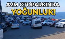 AVM otoparkında yoğunluk