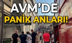 AVM'de panik anları: Ekipler olay yerine hızla geldi!