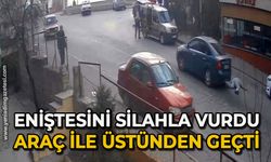 Eniştesini silahla vurdu araç ile üstünden geçti