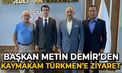 Metin Demir'den Kaymakam Musa Türkmen'e ziyaret