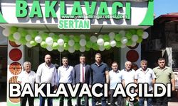 Baklavacı açıldı