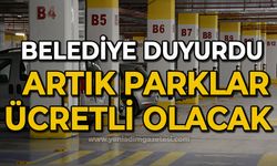 Ücretli otopark sistemine geçiş yapıldı