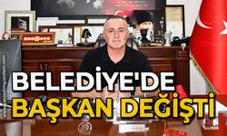 Belediye'de Başkan değişti