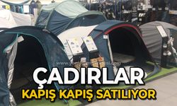 Çadırlar kapış kapış satılıyor