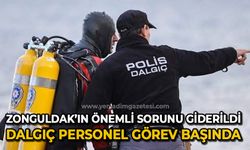 Zonguldak'ın önemli sorunu giderildi: Dalgıç personel görev başında