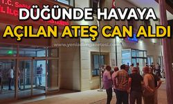 Düğünde havaya açılan ateş can aldı