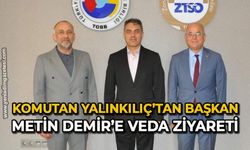 Komutan Yalınkılıç’tan Başkan Demir’e veda  ziyareti