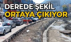 Derede şekil ortaya çıkıyor