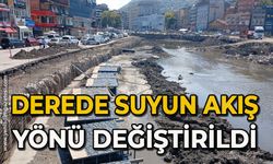 Derede suyun akış yönü değiştirildi