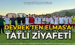 Devrek'ten Elmas'a tatlı ziyafeti