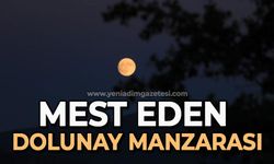 Ilgaz Dağı'nda mest eden dolunay manzarası