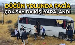 Düğün yolunda facia: Çok sayıda kişi yaralandı