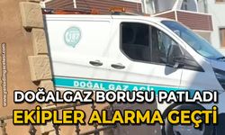 Doğalgaz borusu patladı ekipler alarma geçti