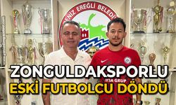 Zonguldaksporlu eski futbolcu döndü