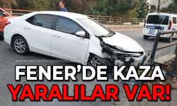 Fener'de trafik kazası: 4 kişi yaralandı!