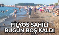 Filyos Sahili bugün boş kaldı