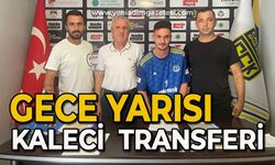 Gece yarısı kaleci transferi