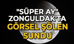 "Süper Ay" Zonguldak'ta görsel şölen sundu