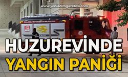 Huzurevinde yangın paniği