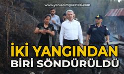 İki yangından biri söndürüldü